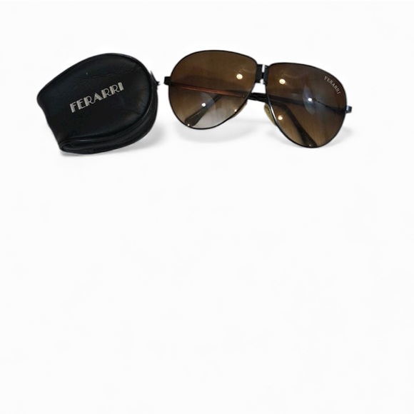 Vintage Unisex Ferrari Foldable Aviator Sunglasses